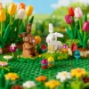 LEGO Bausteine 40523 Ostern-Kaninchen-Welpen-Serie, zusammengebautes Puzzle-Spielzeug für Kinder, Geschenk 5