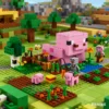LEGO Bausteine Minecraft Game Series 21268 21269 21270 21271 Bausteine Schweinehaus Bauernhof Kinderspielzeug Geschenke 2