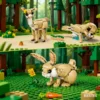 Lego Three in One Animal Series 31165 31162 Wild Panda Niedliches Kaninchen Kinderpuzzle Spielzeug Modell Spielzeug Kindergeschenk 5