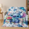 Niedliches Stitch-Monster 2026-Cartoon-Flanelldecke im neuen Stil, warme und gemütliche weiche Überwurfdecke für Zuhause, Schlafzimmer, Bett, Sofabezug, Kind 5