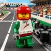 LEGO 40819 Großformatiger F1-Rennfahrer, kleiner Mann, Ornament für Jungen und Mädchen, Puzzle-Bauspielzeug 5