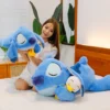 45-100 cm Disney Lilo & Stitch Plüschpuppen Anime Plüschtiere Stitch Embrace Duck Weiches gefülltes Kissen Weihnachtsgeschenk für Kinder 1