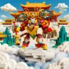 Lego Mini Mech Serie 80051, Wukong Little Hero, Bausteine für Männer und Frauen, Kinderspielzeug, Geschenke 2