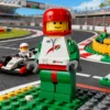 LEGO 40819 Großformatiger F1-Rennfahrer, kleiner Mann, Ornament für Jungen und Mädchen, Puzzle-Bauspielzeug 6