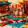 Lego Chinese Festival Series Kalender 40678 Spleiß- und Bausteine für Kinder, Spielzeuggeschenke 3