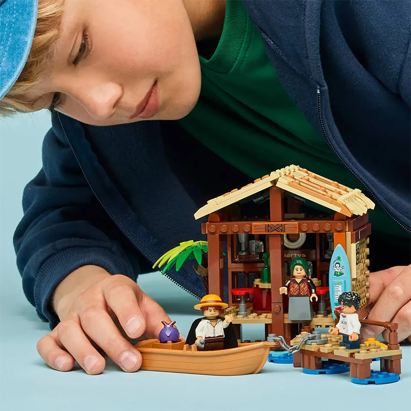 Lego One Piece Serie 75636, Windmühle, Dorfhütte, Jungen und Mädchen, Kinderpuzzle, Bauspielzeug, Geschenk 5
