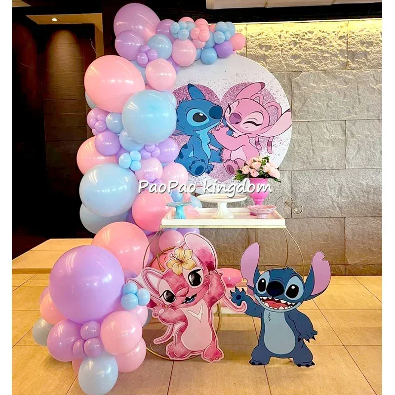 Neue 3D Lilo & Stitch Thema Geburtstag Party Luftballons Bogen Girlande Kette Kit Kinder Aufblasbare Spielzeug Globos Geschenke Liefert 5