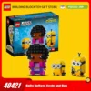 Lego-Bausteine 40421 Gru und Minions bauen Spielzeugblöcke für Jungen und Mädchen als Geschenk zusammen 1