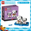 LEGO Fangtouzi Serie 40479, gefleckter Hund, Haustier, Tier, Kinder-Montagepuzzle, Bauspielzeug, Geschenk 1