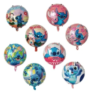 10/50 stücke Stich Luftballons Set Junge Mädchen Geburtstag Party Dekorationen Aluminium Film Globos Baby Dusche DIY Party Liefert