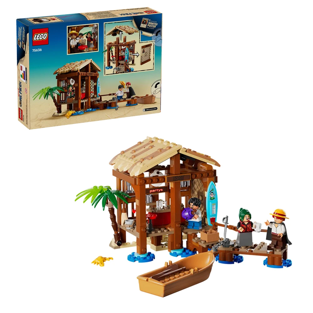 Lego One Piece Serie 75636, Windmühle, Dorfhütte, Jungen und Mädchen, Kinderpuzzle, Bauspielzeug, Geschenk