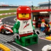LEGO 40819 Großformatiger F1-Rennfahrer, kleiner Mann, Ornament für Jungen und Mädchen, Puzzle-Bauspielzeug 4