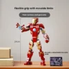 LEGO-Bausteine 76206, Iron Man-Bausteine, Marvel-Serie, männliche und weibliche Kinderbausteine, Spielzeug, Geschenk 4