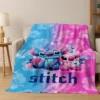 Niedliches Stitch-Monster 2026-Cartoon-Flanelldecke im neuen Stil, warme und gemütliche weiche Überwurfdecke für Zuhause, Schlafzimmer, Bett, Sofabezug, Kind