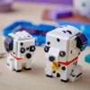 LEGO Fangtouzi Serie 40479, gefleckter Hund, Haustier, Tier, Kinder-Montagepuzzle, Bauspielzeug, Geschenk 4