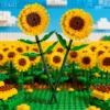 LEGO 40524 Sonnenblumen, Sonnenblumen, Blumen, Blumenarrangement, Festival, Bausteine für Männer und Frauen, Spielzeuggeschenke 5