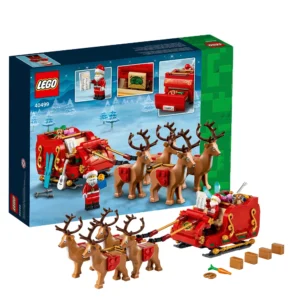 Lego-Bausteine 40499 Weihnachtsmann-Schlitten, Jungen- und Mädchen-Puzzle, Montagespielzeug, Weihnachtsgeschenk in limitierter Auflage