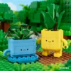 Lego-Bausteine 10349, fröhlicher Topf, Mini-Pflanzen, kleine grüne Pflanzen, Blumenstrauß-Serie, zusammengebautes Spielzeug für Kinder, Geschenk 5