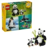 Lego Three in One Animal Series 31165 31162 Wild Panda Niedliches Kaninchen Kinderpuzzle Spielzeug Modell Spielzeug Kindergeschenk