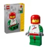 LEGO 40819 Großformatiger F1-Rennfahrer, kleiner Mann, Ornament für Jungen und Mädchen, Puzzle-Bauspielzeug