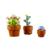 Lego 10329 Icon kleine Pflanzenkollektion, künstliche Blumen in 9 konstruierbaren Terrakotta-Töpfen, Pflanzenkollektion, Heimdekoration 5