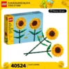 LEGO 40524 Sonnenblumen, Sonnenblumen, Blumen, Blumenarrangement, Festival, Bausteine für Männer und Frauen, Spielzeuggeschenke 1
