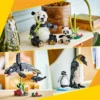 Lego 3-in-1-Tierserie 31165 31162 Wildpanda und niedliches Kaninchen-Montagespielzeugmodell für Kinder, DIY-Geschenk für Kinder 6