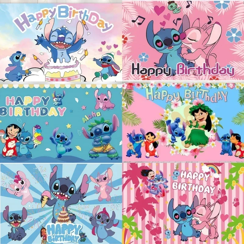 Neue 3D Lilo & Stitch Thema Geburtstag Party Luftballons Bogen Girlande Kette Kit Kinder Aufblasbare Spielzeug Globos Geschenke Liefert 6