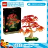 Lego-Bausteine 10348 Red Maple Tree Bonsai Flower Plant Series Zusammengebautes Puzzle-Spielzeug für Kinder und Herren, 2025, neue Ausgabe 1