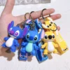 Neue Disney Lilo & Stitch Schlüsselbund Anime Cartoon Mickey Maus Minnie Nette Puppe Schlüsselring Ornament Schlüssel Kette Anhänger Kinder Spielzeug Geschenke 2