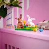 LEGO Bausteine 40523 Ostern-Kaninchen-Welpen-Serie, zusammengebautes Puzzle-Spielzeug für Kinder, Geschenk 6