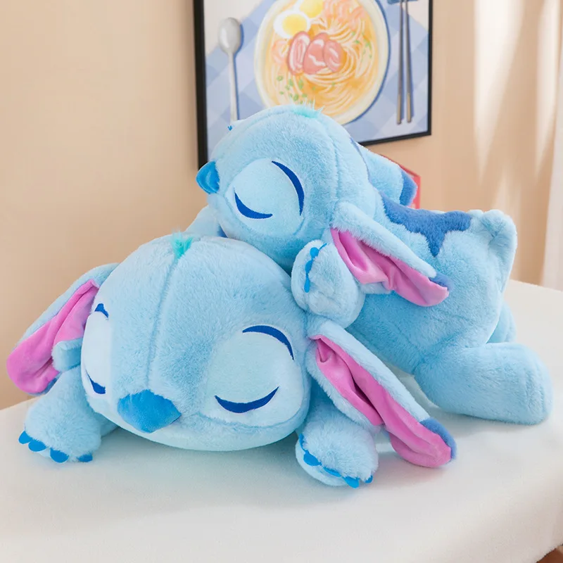 35/110 cm Lilo und Stitch Disney Plüschtiere Hockstil Pixar Anime Plüschtift Stich Puppen Kissen Weiches Gefülltes Geschenk für Kinder
