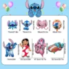 Stitch Party-Dekorationen, 8 Stück Stitch-Folienballons – Stitch Party-Folienballons und Lilo Angel-Folienballons für Stitch-Party 6