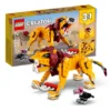 Lego 3-in-1-Serie 31112 31137 31159 40220 Wild Lion Zusammengebautes Kinderpuzzle Spielzeug Geschenk
