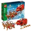 LEGO 40499 Rentierschlittenfahrzeug des Weihnachtsmanns für Jungen und Mädchen – pädagogisches Baustein-Weihnachtsgeschenk