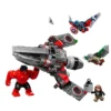 LEGO-Bausteine 76292, Captain America vs. Red Hulk, Bausteine für Jungen und Mädchen bauen und zusammenbauen, Kinderspielzeuggeschenke 2