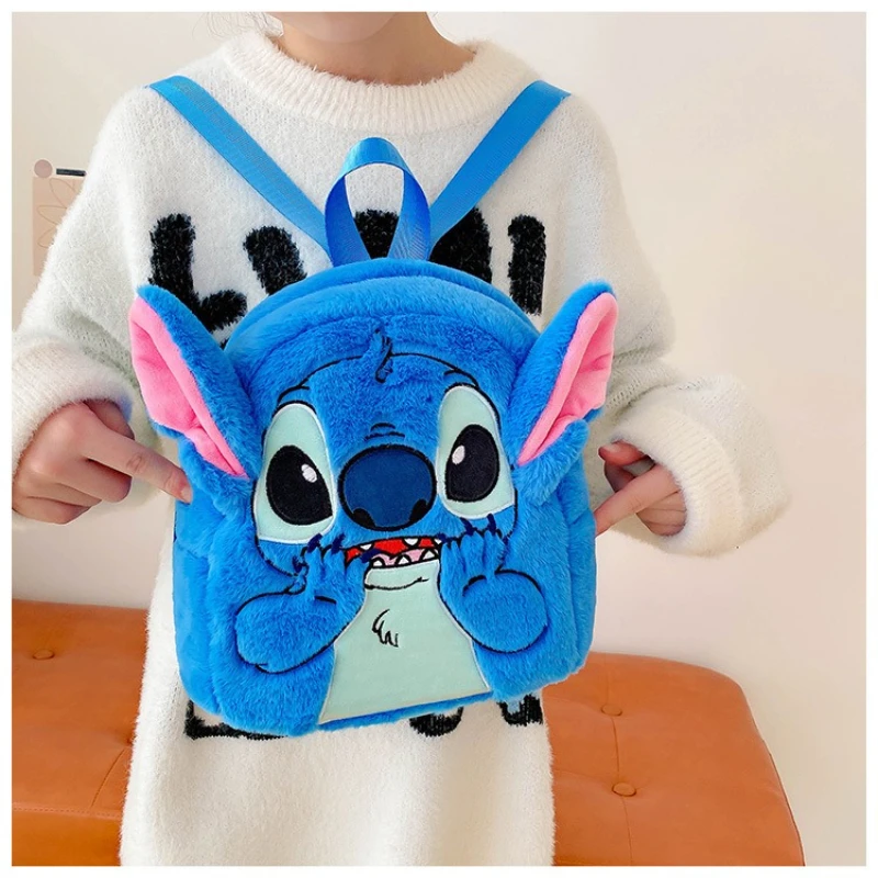 Neue Cartoon Stich Kinder Rucksack Plüsch Puppe Spielzeug Baby Puppe Schultasche niedlichen Cartoon Kindergarten Rucksack 3
