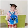 Neue Cartoon Stich Kinder Rucksack Plüsch Puppe Spielzeug Baby Puppe Schultasche niedlichen Cartoon Kindergarten Rucksack 4