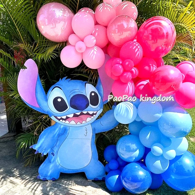 Lilo & Stitch Thema Geburtstag Party Luftballons Bogen Girlande Kette Kit Kinder Aufblasbare Spielzeuge Globos Geschenke Liefert