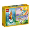 Lego 3-in-1 Serie 31140 31145 Regenbogen Einhorn Kinder Puzzle Spielzeug Männliche und Weibliche Puppe Montage Kinder Spielzeug Geschenk
