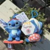 Disney Cartoon Stich Plüsch Anhänger niedlich schöne Rucksack Tasche Auto gefüllt Schlüssel bund weiche Plüsch Puppen Schlüssel ring Jungen Mädchen Geschenk 2