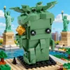 Lego Block Square Head Serie 40367 40378 40421 40443 Freiheitsstatue, quadratisches Kinderspielzeug, Geschenke 3