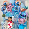 Stitch Party-Dekorationen, 8 Stück Stitch-Folienballons – Stitch Party-Folienballons und Lilo Angel-Folienballons für Stitch-Party 5