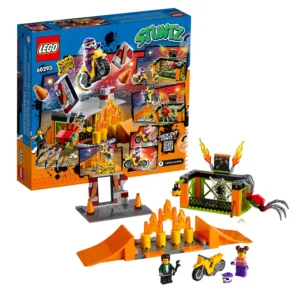 Lego Bausteine Spielzeug 60293 Stunt Park Puzzle Manuelles Spleißen DIY Spielzeug Bausteine Jungen und Mädchen Geburtstagsgeschenke