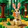 Lego 3-in-1-Tierserie 31165 31162 Wildpanda und niedliches Kaninchen-Montagespielzeugmodell für Kinder, DIY-Geschenk für Kinder 4