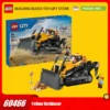 Lego City Group Series 60466 42209, gelber Bulldozer, zusammengebaute Bausteine, Spielzeug, Geschenk 1