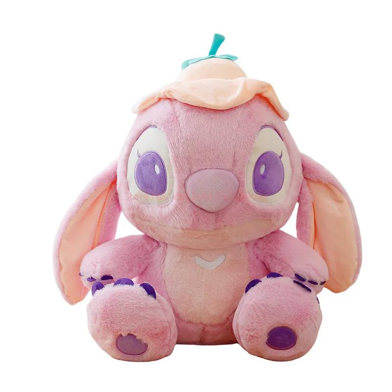 Disney Kawaii Lotusblatt Stich Plüschtier Großes Engelskissen Weiche Kuscheltiere Puppe Mädchen Geschenk Freundin Valentinstag Geschenk