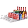 Soda-Dosenspender mit automatischem Drücker, gleitfähig, 6 Reihen, Aufbewahrungsregal für Konserven, für Küche, Kühlschrank