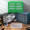 Multi-Grid Schublade Typ Teile Box Wand-montiert Kombinierte Komponente Werkzeug Box Bausteine Schraube Lagerung Fall Werkzeug Organizer 1