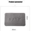 Anti-Rutsch-Matte aus Kaschmir-Memory-Schaum-Teppich Korallen-Fleece-Super-Saugfähige Boden matte Küche Wohnzimmer Bad 4